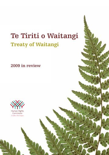 Te Tiriti o Waitangi - Human Rights Commission