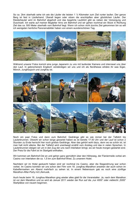 18. Jungfrau Marathon 2010