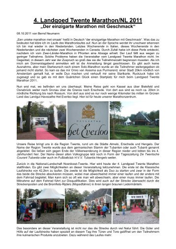 4. Landgoed Twente Marathon / NL 2011 (PDF Datei