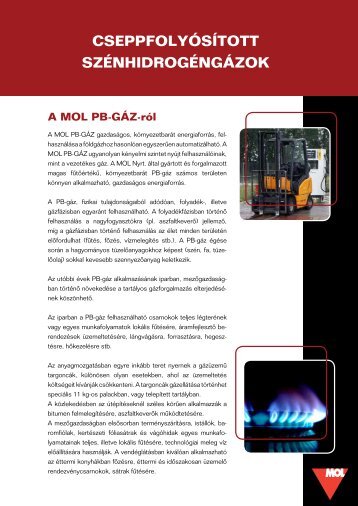 PB-GÃZ termÃ©klap (pdf, 290 kB) - Mol