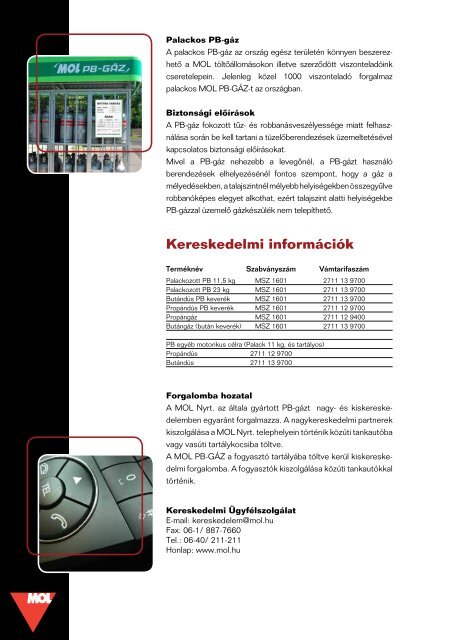 PB-GÃZ termÃ©klap (pdf, 290 kB) - Mol