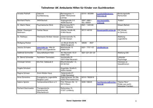 COA NRW - Ambulante Hilfen fÃ¼r Kinder suchtkranker Eltern Der ...