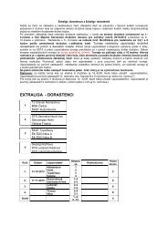 Extraliga - dorastenci a dorastenky - SSTZ