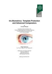 Iris-Biometrics: Template Protection and Advanced ... - WaveLab