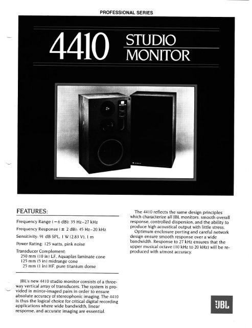 4410 - JBL Professional