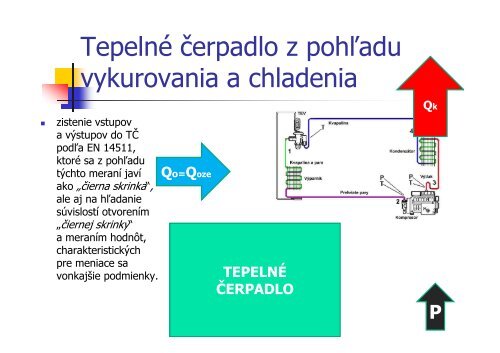 EnergetickÃ¡ efektÃ­vnosÅ¥ a vyuÅ¾Ã­vanie tepelnÃ½ch Äerpadiel podÄ¾a noriem