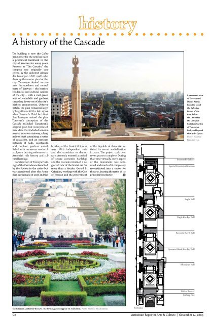 Arts & Culture special pullout section - Armenian Reporter