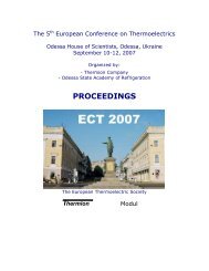PROCEEDINGS I - Proceedings of the 5th European Conference on ...