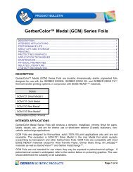 Gerber 220 Color Chart