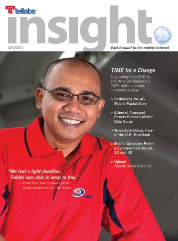 Tellabs Insight Magazine - 3rd Quarter, 2010