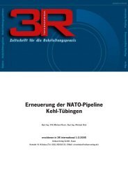 Erneuerung der NATO-Pipeline Kehl-TÃ¼bingen - AREVA Diagnostics