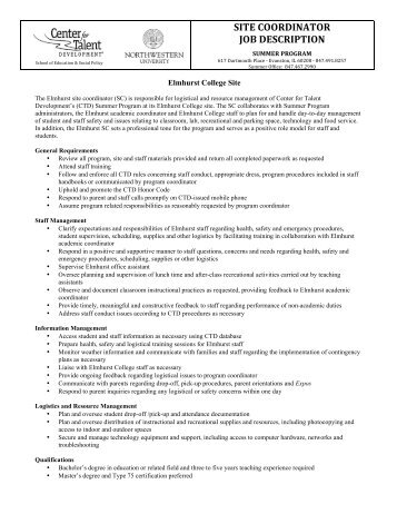 Nursing quality improvement coordinator job description ...