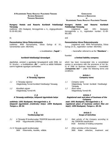 VilÃ¡gÃ¶rÃ¶ksÃ©g TermÃ¡l Kft - Pannonhalma