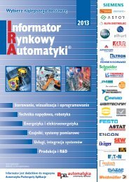 Informator Rynkowy AutomatykiÂ® - Elektronik