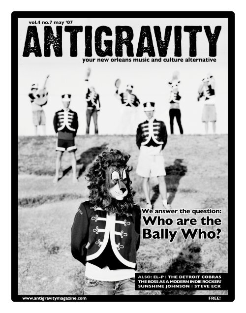 May 2007 (PDF) - Antigravity Magazine