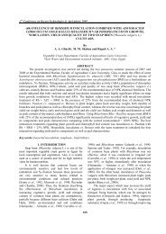 influence of rhizobium inoculation combined with azotobacter