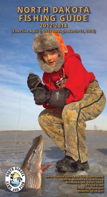 north dakota fishing guide - North Dakota Game and Fish - State of ...