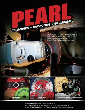 Pearl Abrasives Catalog, from Best Materials