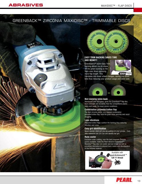 Pearl Abrasives Catalog, from Best Materials