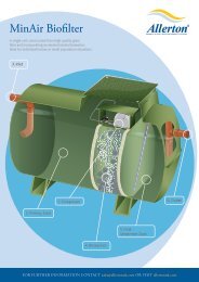 Allerton MinAir Biofilter exempt sewage treatment system