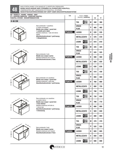 Stocco Preisliste 2013 - Duschking