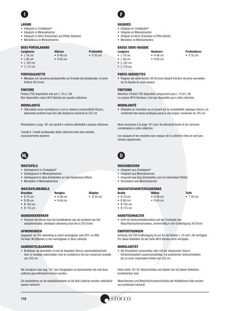 Stocco Preisliste 2013 - Duschking