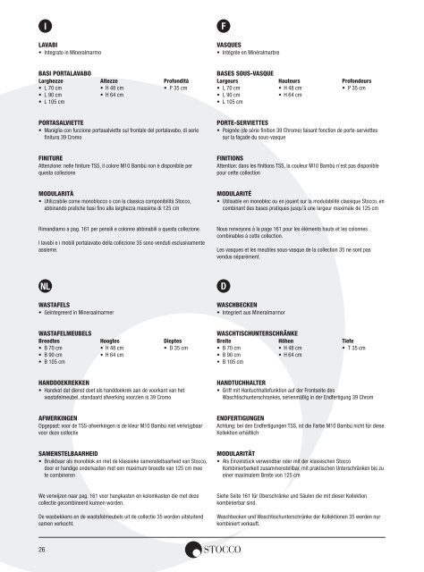 Stocco Preisliste 2013 - Duschking