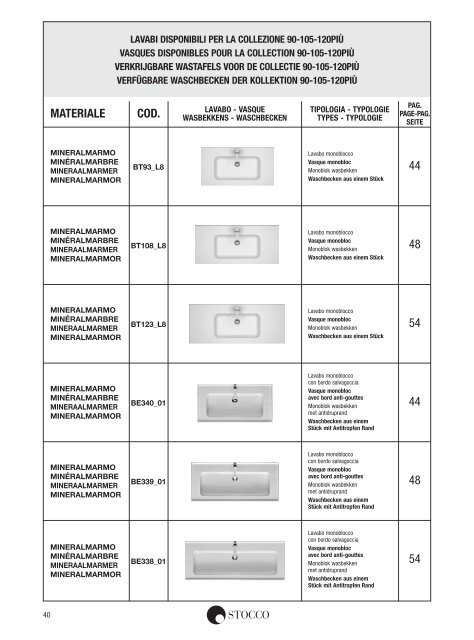 Stocco Preisliste 2013 - Duschking