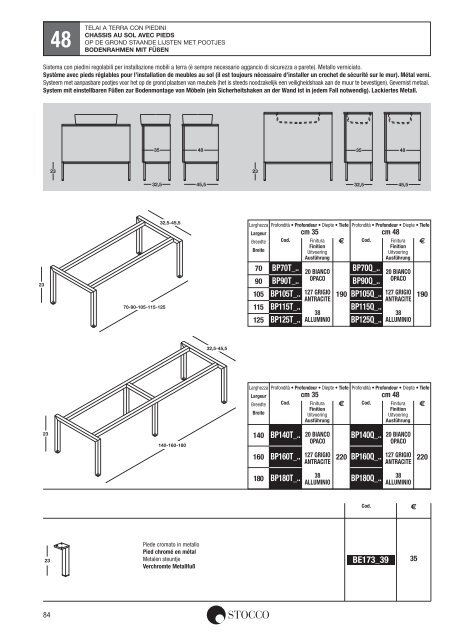 Stocco Preisliste 2013 - Duschking