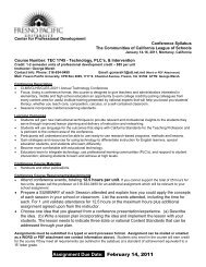 Course Syllabus Template - Fresno Pacific University