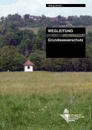 WEGLEITUNG Grundwasserschutz - Kanton Basel-Landschaft
