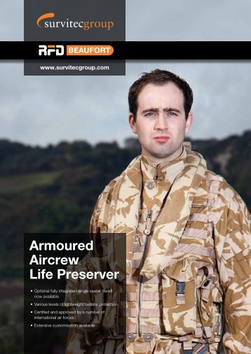 Armoured Aircrew Life Preserver - Military Systems & Technology