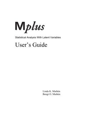 User's Guide - Mplus