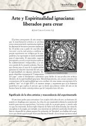 Arte y espiritualidad ignaciana: Liberados para crear - Ignaziana ...