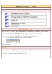 microsoft frontpage 2003 tutorial part microsoft frontpage 2003 tutorial part