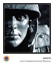 2010 Communications Manual - AmVets