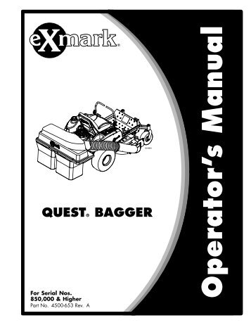 QUEST® BAGGER - Exmark