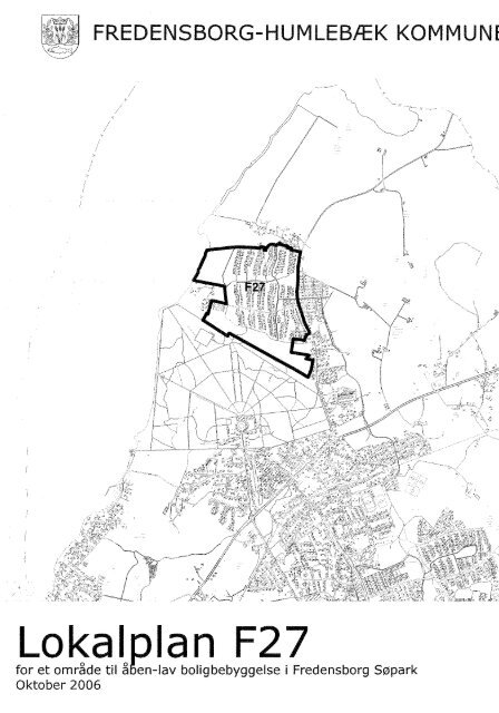 F27 Lokalplan for Fredensborg SÃ¸park - Fredensborg Kommune