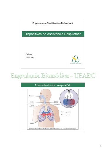 Dispositivos de Assistência Respiratória - Engenharia Biomédica