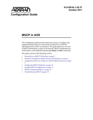 MGCP in AOS.pdf - ADTRAN Support Community