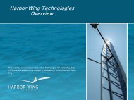 harbor wing technologies, inc. - Marine Technology Society