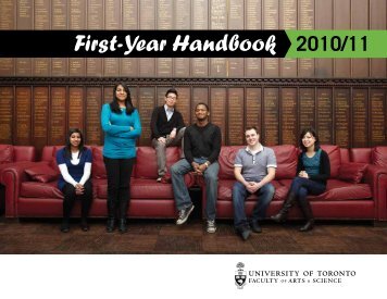 First-Year Handbook 2010/11 - Woodsworth College - University of ...