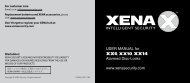 USER MANUAL for Alarmed Disc-Locks www.xenasecurity.com