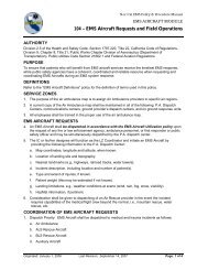 Policy and Procedure Manual - Northern California Emergency ...