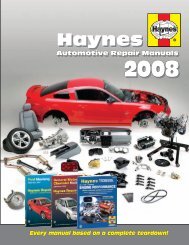 Repair Manual-Base Haynes 24020 