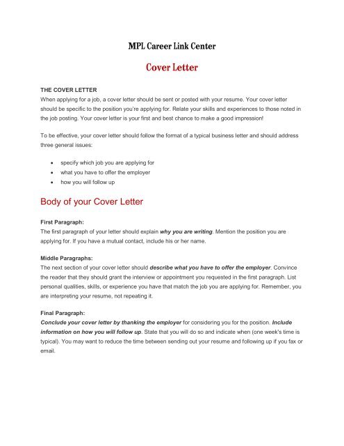 Should Cover Letter Match Resume from img.yumpu.com