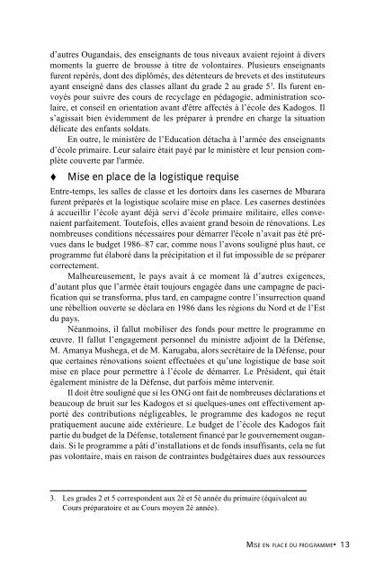 La rÃ©insertion scolaire des enfants soldats en Ouganda - ADEA