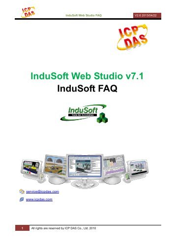 InduSoft Web Studio v7.1 InduSoft FAQ - ICP DAS