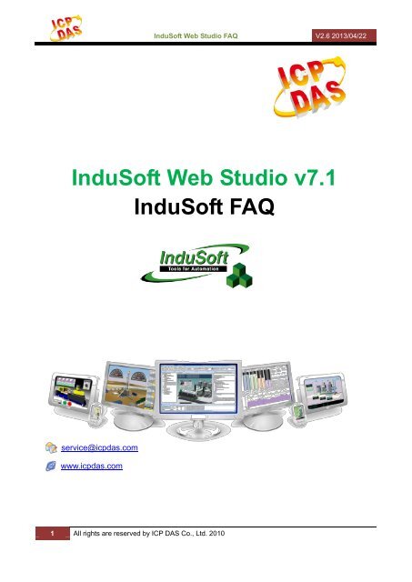 InduSoft Web Studio v7.1 InduSoft FAQ - ICP DAS