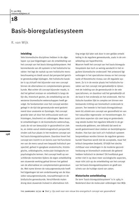 Basis-bioregulatiesysteem 18 - Stichting TIG